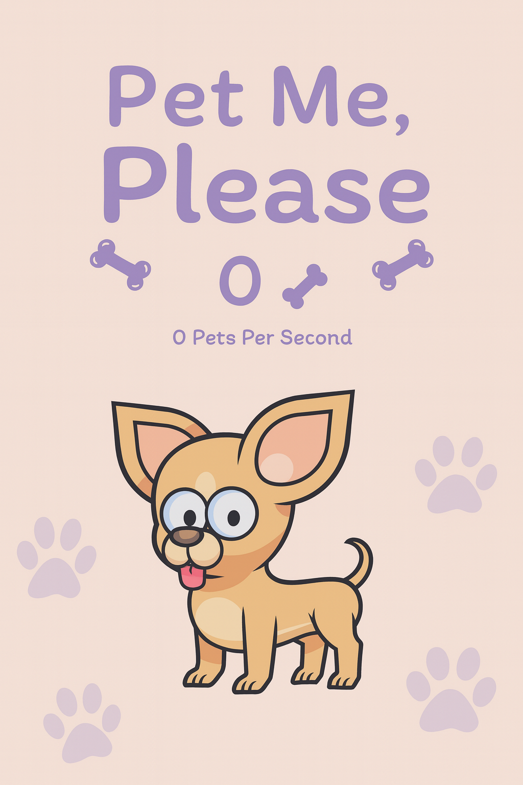 Pet Me, Please — graduation project release poster